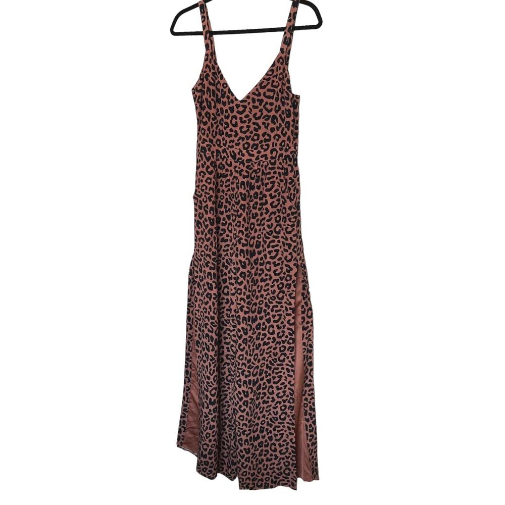 Lovers and Friends Keon Bold Animal Cheetah Print Jumpsuit Size S - Picture 2 of 13
